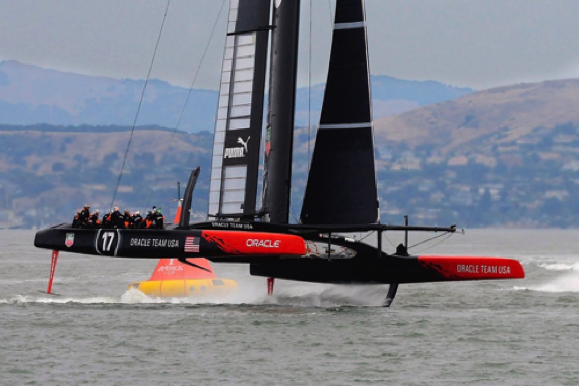 America&rsquo;s Cup winner, Oracle 17, AC 72